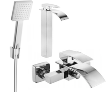 Mexen Aries R45 Badewannen-Set, Chrom - 744813R45-00
