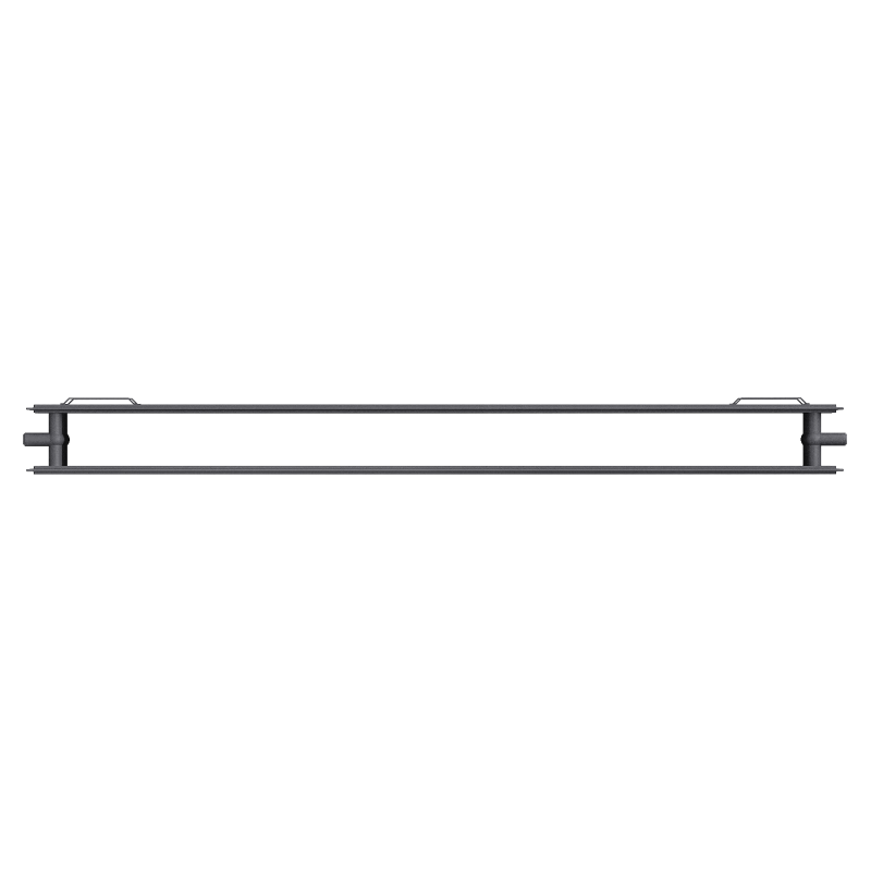 Mexen CH20 Hygienischer Plattenheizkörper 300 x 2000 mm, seitlicher Anschluss, 1273 W, Anthrazit - W420H-030-200-66