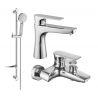 Mexen Axel DF40 Badewannen-Set, Chrom - 73803DF40-00