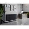 Mexen CH20 Hygiene Plattenheizkörper 500 x 3000 mm, seitlicher Anschluss, 2842 W, Anthrazit - W420H-050-300-66