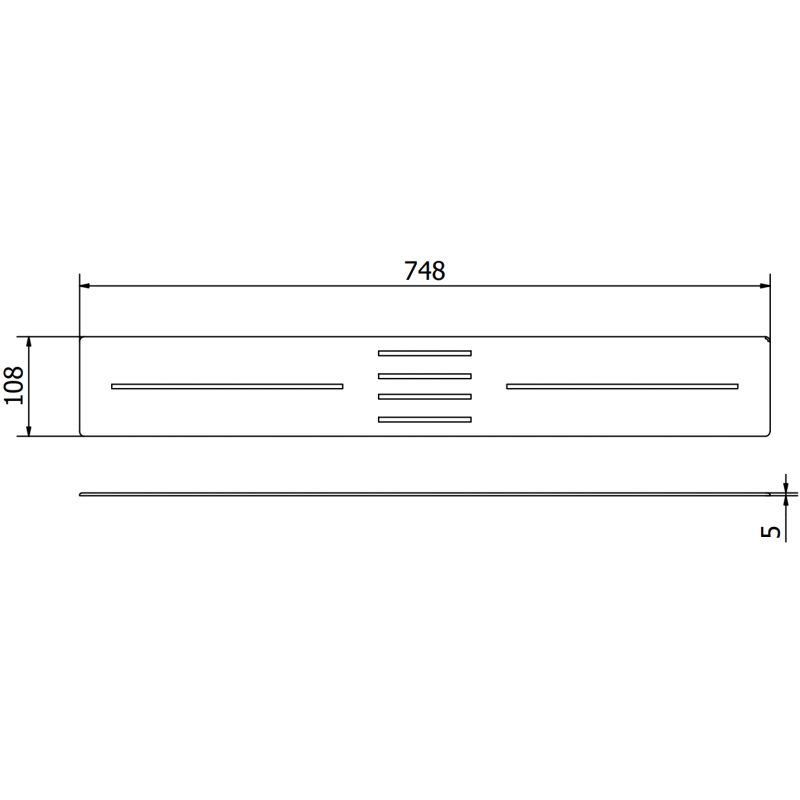 Mexen Toro Duschwannenschürze 170-200 cm, weiß - 43930020