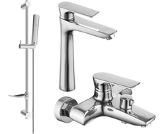 Mexen Axel DF72 Badewannen-Set, Chrom - 73813DF72-00