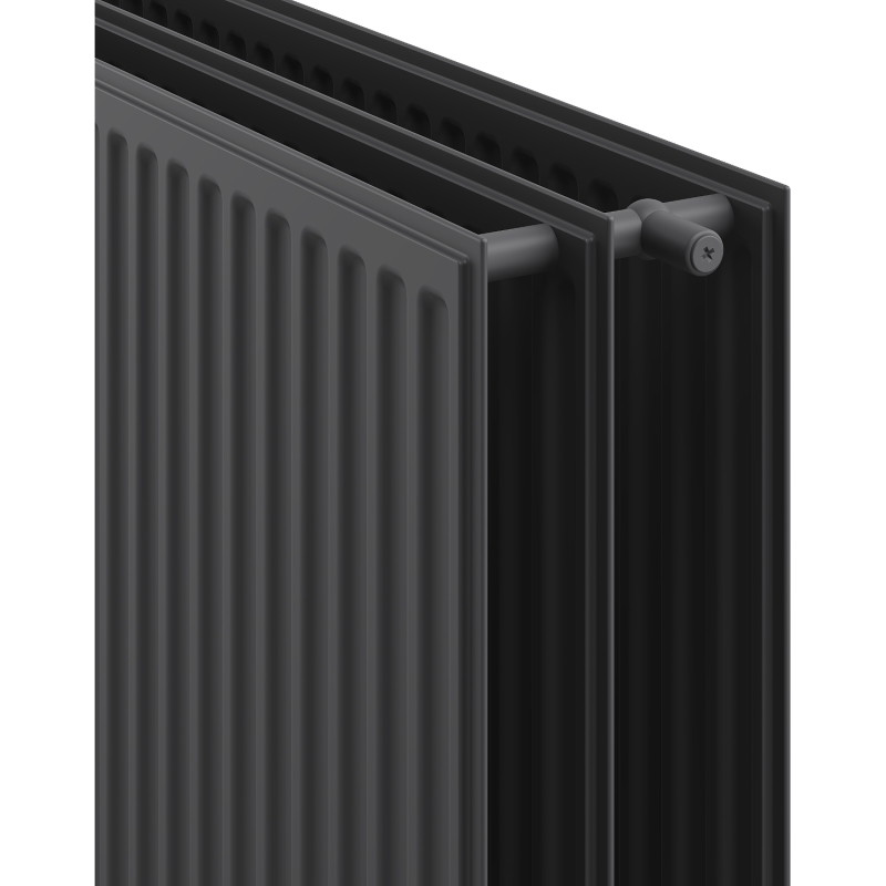 Mexen CH30 Hygiene Plattenheizkörper 300 x 400 mm, Seitenanschluss, 349 W, Anthrazit - W430H-030-040-66