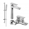 Mexen Axel DB72 Badeset, Chrom - 73813DB72-00