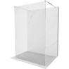 Mexen Kioto freistehende Duschwand 180 x 200 cm, transparent 8 mm, Chrom - 800-180-002-01-00