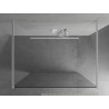 Mexen Kioto freistehende Duschwand 155 x 200 cm, transparent 8 mm, weiß - 800-155-002-20-00