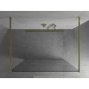 Mexen Kioto freistehende Duschwand 180 x 200 cm, transparent 8 mm, gold - 800-180-002-50-00
