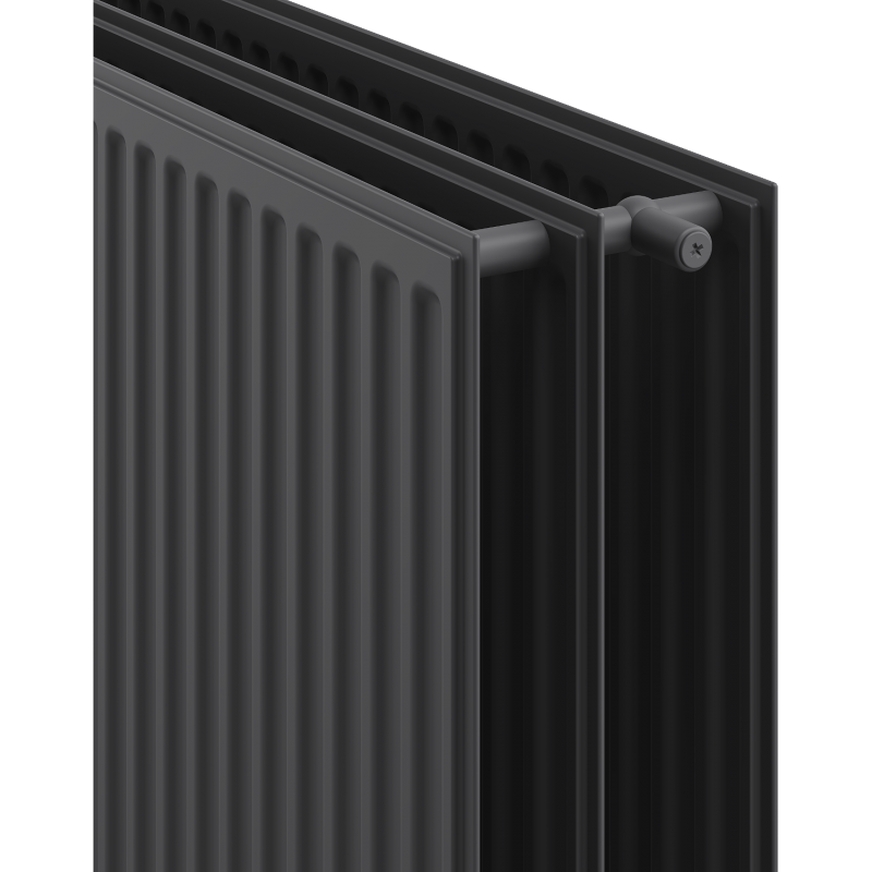 Mexen CH30 Hygiene Plattenheizkörper 500 x 700 mm, Seitenanschluss, 908 W, Anthrazit - W430H-050-070-66