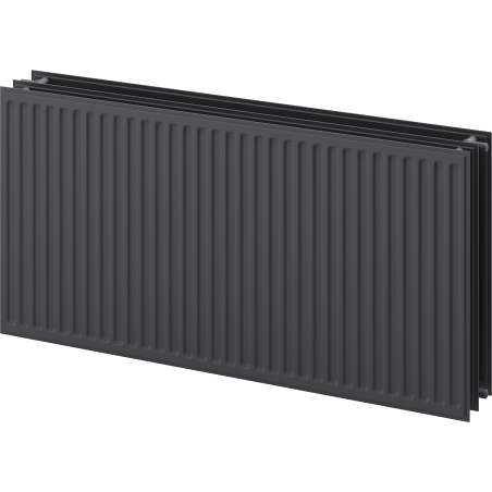 Mexen CH30 Hygiene Plattenheizkörper 500 x 2600 mm, seitlicher Anschluss, 3371 W, Anthrazit - W430H-050-260-66