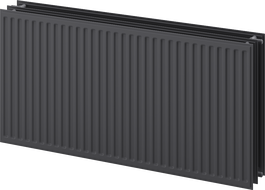 Mexen CH30 Hygiene Heizkörper Plattenradiator 600 x 2000 mm, seitlicher Anschluss, 3017 W, Anthrazit - W430H-060-200-66