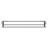 Mexen CH30 Hygiene Heizkörper Plattenradiator 600 x 2000 mm, seitlicher Anschluss, 3017 W, Anthrazit - W430H-060-200-66