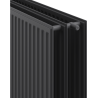 Mexen CH30 Hygiene Plattenheizkörper 900 x 1100 mm, seitlicher Anschluss, 2271 W, Anthrazit - W430H-090-110-66