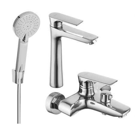 Mexen Axel R40 Badewannen-Set, Chrom - 73813R40-00