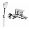 Mexen Axel R62 Badewannenarmatur mit Duschset, Chrom - 7383R62-00