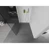 Mexen Kioto Duschwand Walk-in 75 x 200 cm, transparent 8 mm, gold - 800-075-101-50-00