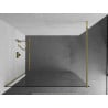 Mexen Kioto Duschwand Walk-in 85 x 200 cm, transparent 8 mm, gold - 800-085-101-50-00
