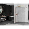 Mexen Kioto Duschwand Walk-in 65 x 200 cm, transparent 8 mm, Roségold - 800-065-101-60-00