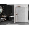 Mexen Kioto Duschwand Walk-in 85 x 200 cm, transparent 8 mm, Roségold - 800-085-101-60-00