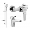 Mexen Caro DF62 Duschset, Chrom - 746604DF62-00