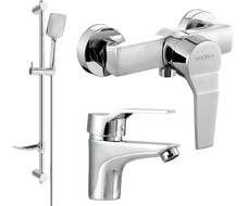 Mexen Caro DF62 Duschset, Chrom - 746604DF62-00