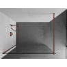 Mexen Kioto Duschwand Walk-in 155 x 200 cm, transparent 8 mm, Roségold - 800-155-101-60-00