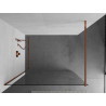 Mexen Kioto Duschwand Walk-in 180 x 200 cm, transparent 8 mm, Roségold - 800-180-101-60-00