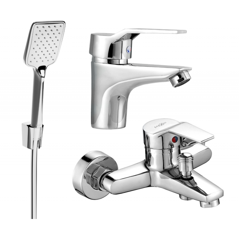 Mexen Caro R62 Badewannen-Set, Chrom - 746603R62-00