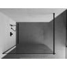 Mexen Kioto Duschwand Walk-in 170 x 200 cm, transparent 8 mm, schwarz - 800-170-101-70-00