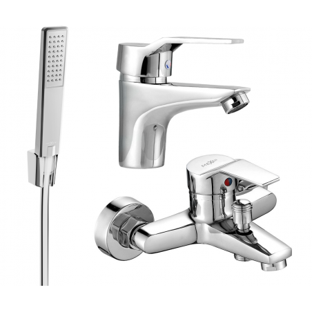 Mexen Caro R72 Badewannen-Set, Chrom - 746603R72-00