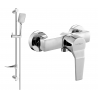 Mexen Caro DF62 Duscharmatur mit Duschset, Chrom - 74664DF62-00