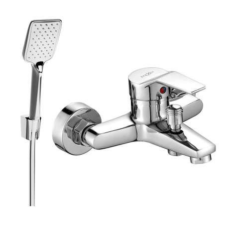 Mexen Caro R62 Badewannenarmatur mit Duschset, Chrom - 74663R62-00