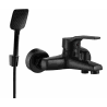 Mexen Caro R62 Badewannenarmatur mit Duschset, schwarz - 74663R62-70