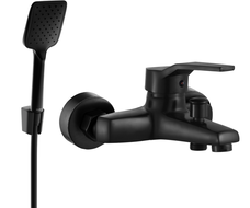 Mexen Caro R62 Badewannenarmatur mit Duschset, schwarz - 74663R62-70