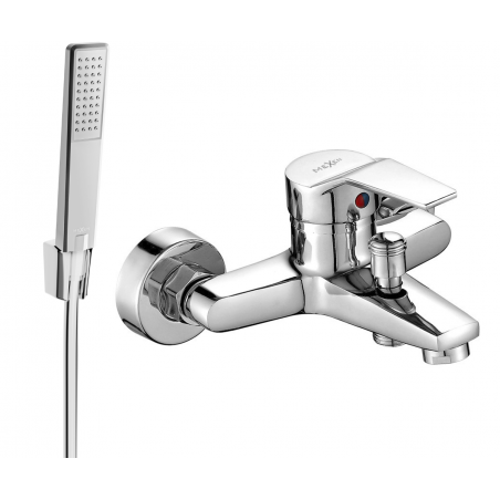 Mexen Caro R72 Badewannenarmatur mit Duschset, Chrom - 74663R72-00