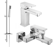Mexen Cetus DQ77 Badewannenset, Chrom - 744303DQ77-00