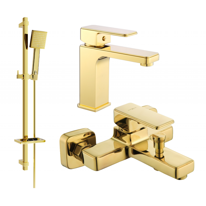 Mexen Cetus DQ45 Wannenset, gold - 744303DQ45-50