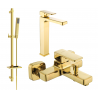 Mexen Cetus DQ77 Badewannen-Set, gold - 744313DQ77-50