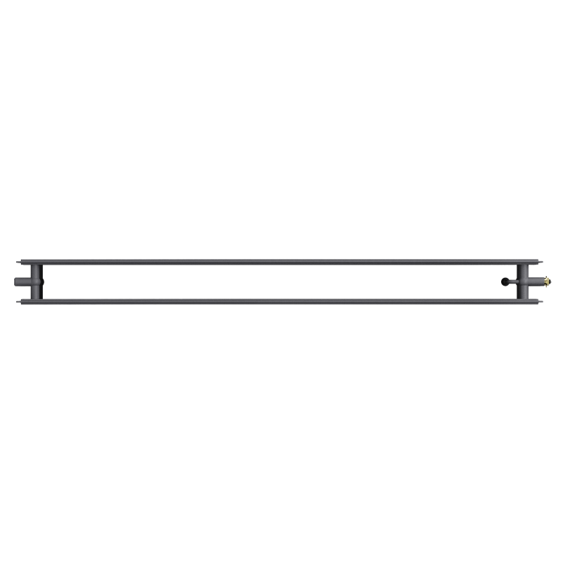 Mexen CVH20 Hygiene Plattenheizkörper 300 x 2200 mm, unterer Anschluss, 1400 W, Anthrazit - W620H-030-220-66