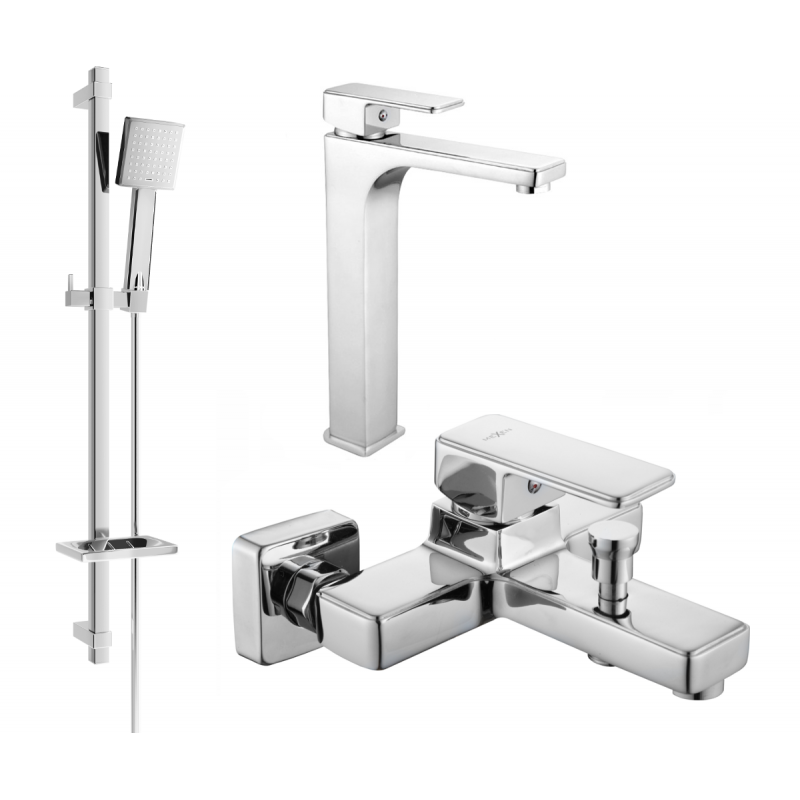 Mexen Cetus DQ45 Wannenset, Chrom - 744313DQ45-00