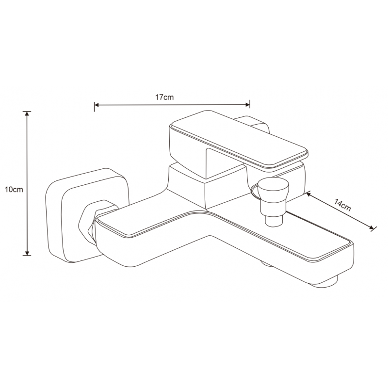 Mexen Cetus R77 Badewannen-Set, Chrom - 744303R77-00