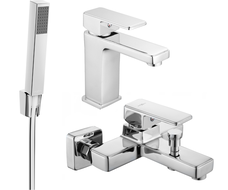 Mexen Cetus R77 Badewannen-Set, Chrom - 744303R77-00