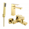 Mexen Cetus R77 Badezimmerset, Gold - 744303R77-50