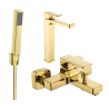 Mexen Cetus R77 Badewannen-Set, Gold - 744313R77-50