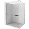 Mexen Kioto+ Duschwand mit Regal Walk-in 75 x 200 cm, transparent, chrom - 800-075-121-01-00