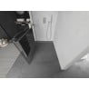 Mexen Kioto+ Duschwand mit Regal Walk-in 125 x 200 cm, transparent, Chrom - 800-125-121-01-00