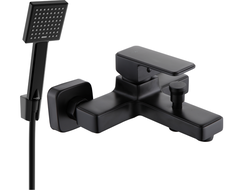 Mexen Cetus R45 Badewannenarmatur mit Duschset, schwarz - 74433R45-70