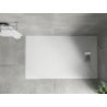 Mexen Hugo rechteckige SMC Duschwanne 150 x 80 cm, weiß, Abdeckung Inox - 42108015-X