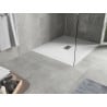 Mexen Hugo rechteckige Duschwanne SMC 130 x 100 cm, weiß, Inox-Abdeckung - 42101013-X