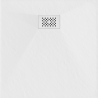 Mexen Hugo quadratische Duschwanne SMC 70 x 70 cm, weiß, weiße Abdeckung - 42107070-W