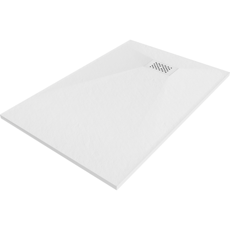 Mexen Hugo Duschwanne rechteckig SMC 90 x 70 cm, weiß, weiße Abdeckung - 42107090-W